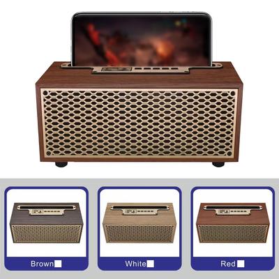 Wood Speakers Subwoofer Speaker Soundbox with Phone Stand