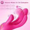 Wiggle Finger Vibrator G-Spot Vagina Vibrator Clitoris Stimulator 3 In 1 Female Masturbation Adult Goods Sex Toy for Women
