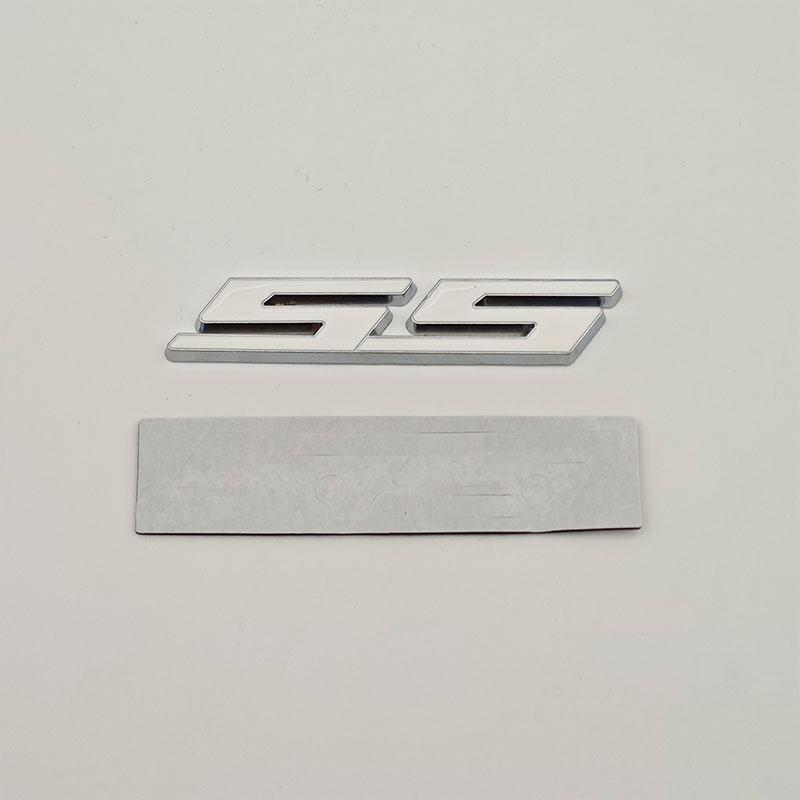 3D Metal Car Rear Trunk Logo Badge Sticker Front Grille Emblem For Chevrolet SS Sport Camaro Cavalier Onix Cruze Aveo Silverado