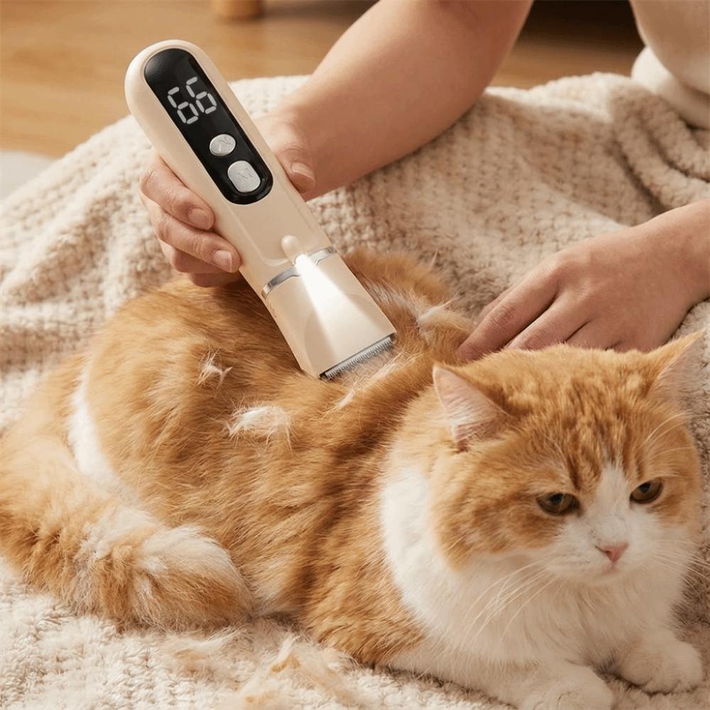 Low Noise Pet Hair Clipper Professional Cat Shaver Portable Pet Nail Grinder Pet Salon
