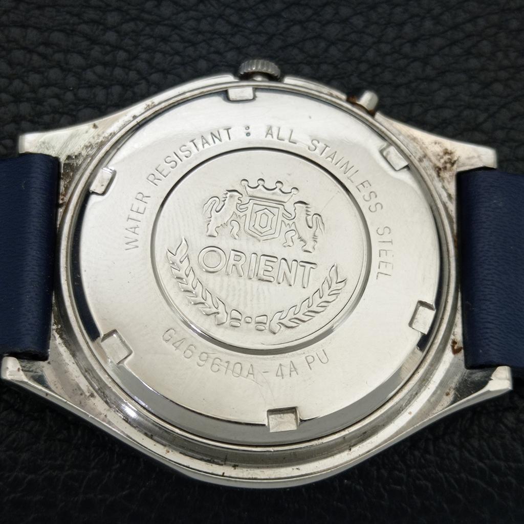 RARE VINTAGE ORIENT AUTOMATIC 46941 JAPAN MENS ORIGINAL DIAL WATCH a704901-1