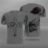 Jesus Christ Pattern T Shirt For Men Summer Casual O-Neck Oversized Short Sleeve Catholicism Print Quick-Drying Men's T-shirts