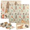 Baby Play Mat 196 X 176 X 1.5 Cm Foldable Double Sided Crawling Mat Multicolor