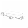 Drawer Organizer, Clear Acrylic Divider Storage Bin for Kitchen, Office 8028 10x10x5.8cm
