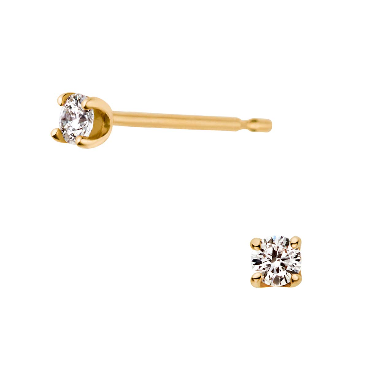 

Earrings K18 Yellow Gold 1 Piece Quatre AGVA0982 DI [Official] [Vendome Aoyama]