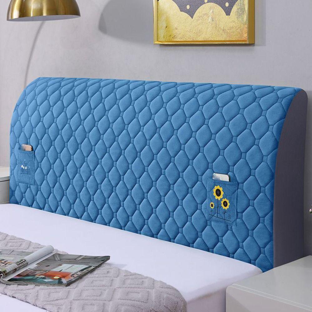 Anti-Collision Bedhead Cover Thickened Minimalist Dust Protection Cover All Inclusive Dustproof Headboard Cover Home Decor