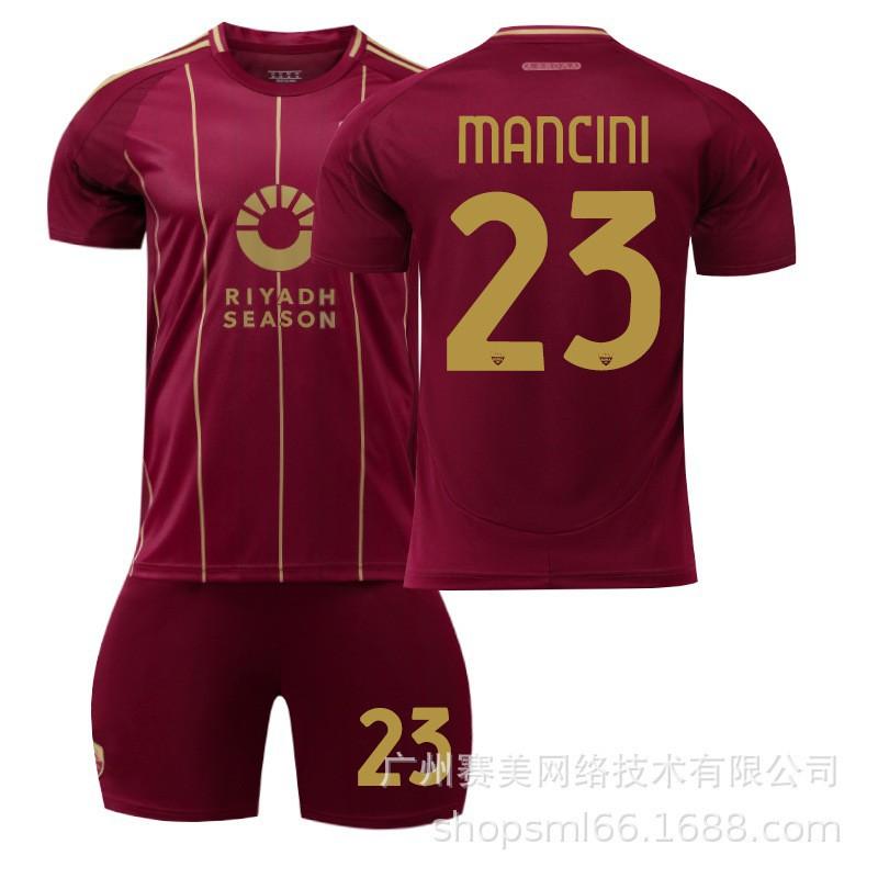 

2425 Rome Home Shirt No. 21 Dibala Children s Football 11 Dovbek 23 Mancini Adult 26#