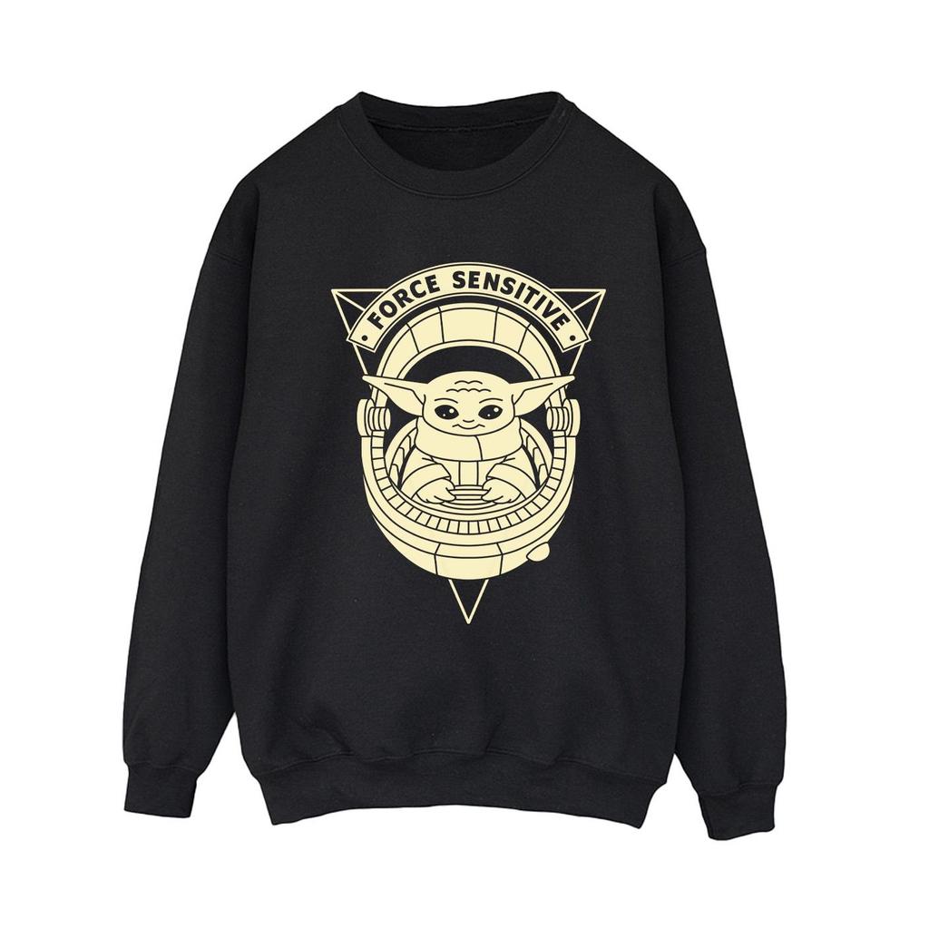 STAR WARS Womens/Ladies The Mandalorian Grogu Force Sensitive Sweatshirt