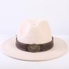 Popular European and American Classic Simple Flat-brimmed Top Hat Men's and Women's Fashionable and Elegant Versatile Jazz Hat Top Hat