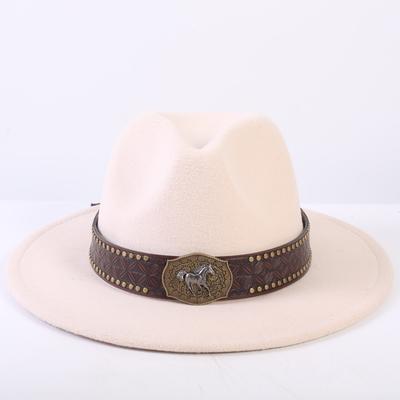 Popular European and American Classic Simple Flat-brimmed Top Hat Men's and Women's Fashionable and Elegant Versatile Jazz Hat Top Hat