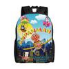 Anpanman Backpack Ita Bag  Mochila Vintage Hiking Large Capacity Rucksack