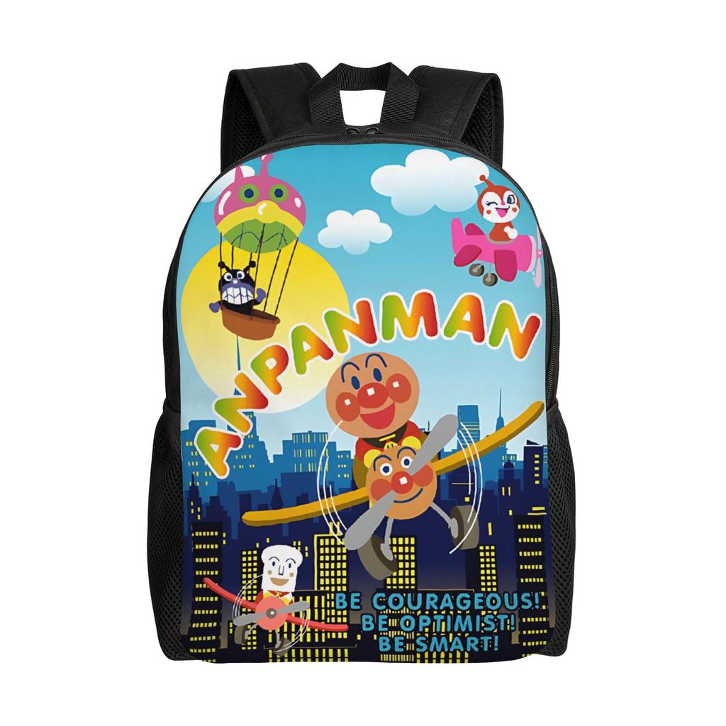 Anpanman Backpack Ita Bag  Mochila Vintage Hiking Large Capacity Rucksack