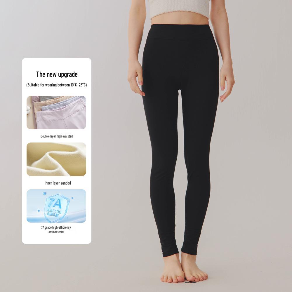 "2023 Women's High Waist Autumn Cotton Leggings - Slim Fit, Versatile, Thin, and Lengthened Design"