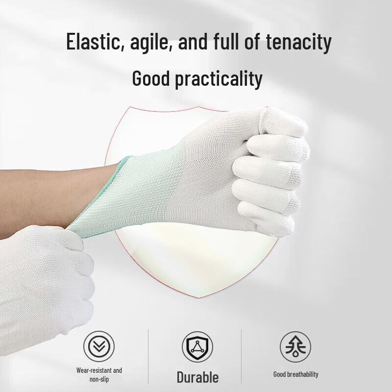 Huijie Nylon PU Coated Work Gloves