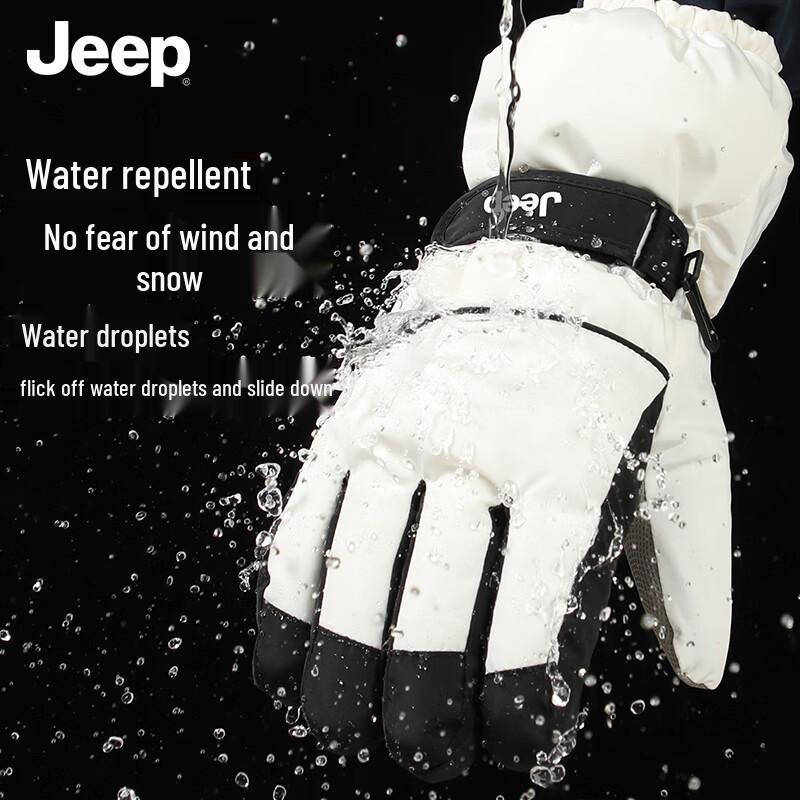 JEEP Men's Winter Warm Full Finger Gloves