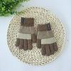 Newcomer Offer - Save 5 Yuan: Kids' Autumn/Winter Fingerless Knitted Velvet Gloves - Cute & Warm