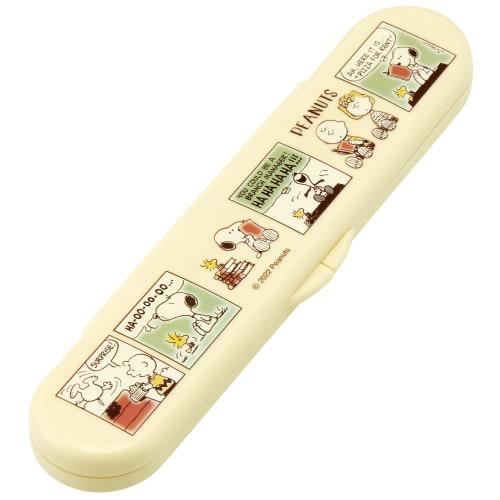 Skater Long Spoon with Case Snoopy Comic Spoon CSAB4AG-A