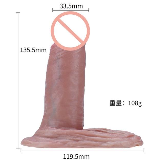 Měkké realistické pouzdro na penis Opakovaně použitelný silikonový kondom Prodloužení kohoutku Sextoy Umělé zvětšení/prodloužení penisu pánský rukáv na penis