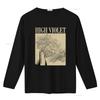 High Violet The National Band Music Vintage Midcentury Minimalist T-Shirt Retro-Stil Druck vintage Gewaschen Vielseitig Stilvoll