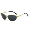 Hot Girl Sunglasses UV Protection Curved High-end Trendy Sunglasses Suitable for Street Photography