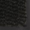 VidaXL Paillasson rectangulaire 120 x 180 cm Noir