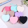 NEW Portable Silicone Coin Purse Waterproof Heart-shaped Small Wrist Wallet Solid Color Zipper Travel Sundries Storage Bag