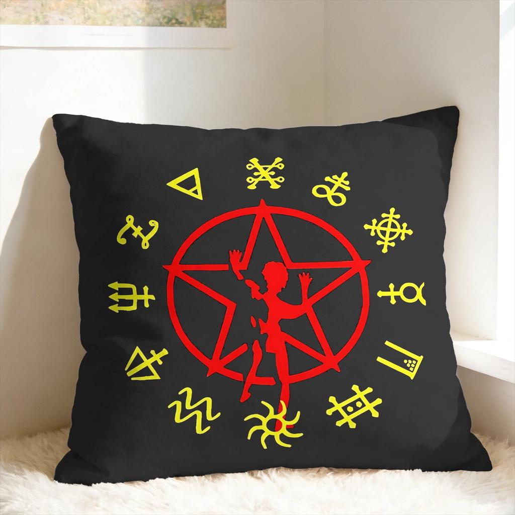 Pillow Cover Rush Band Vintage Pillow Case For Living Room Bed Chair Pillowcases