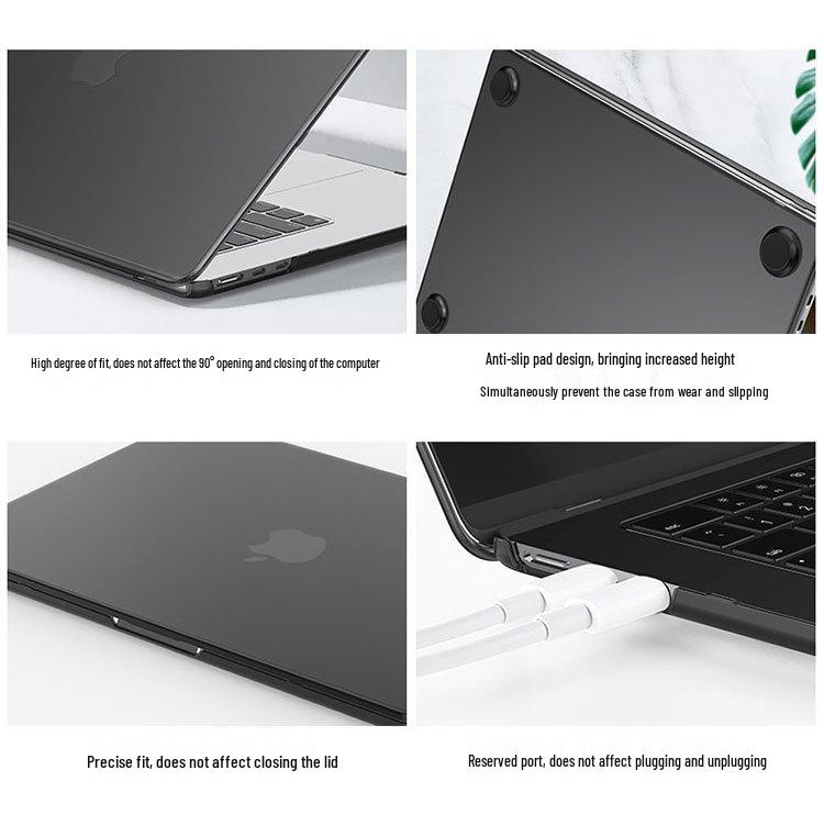 13" MacBook Air Pro Frosted Protective Case - M5 Chip Compatible