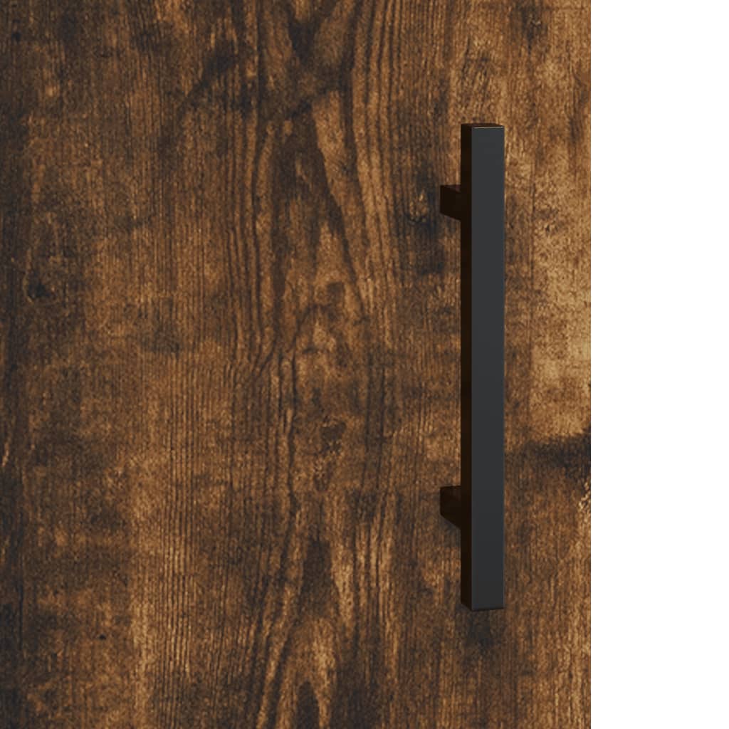 Wall Cabinet Smoked Oak 69.5 x 34 x 90 cm Particleboard
