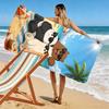 We Bare Bears Print Beach Towel, Large Soft Quick Dry Towel for Beach Camping Swimming