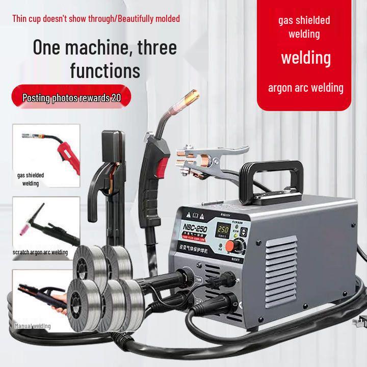 220V Multifunkční MIG/TIG/MMA svářečka - 3v1 Domácí svařovací stroj