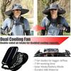 Wide Brim Sun Hat With Solar Fan Solar Fan Hat Men Sunscreen Sun Hat With Fan Solar Fan Outdoor Fishing Hat