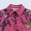 Zab Autumn New Women's Clothing Fashion Style French Design Fashion Silk Satin Texture Print Shirt 9217281