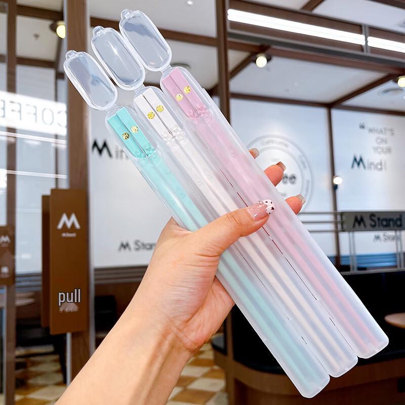 RuHan Luxury Portable Alloy Chopsticks Set with Case