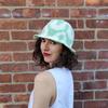 Handmade Summer Sun Hat - Ice Silk Pointed Top with Watermelon Design, Wide Brim, UV Protection for Men and Women