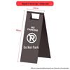 Standard A-frame Signs: Hotel, Commercial, Hospital, Warning, Toilet, Caution Steps, Slippery