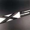 BMW X1/X3/X5/X6 GT Trunk Matte Black Logo Modification Sticker