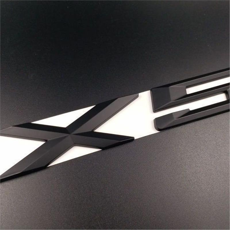 BMW X1/X3/X5/X6 GT Trunk Matte Black Logo Modification Sticker