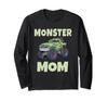 Monster Truck Are My Jam Monster Truck Mom Mother's Day Long Sleeve T-Shirt