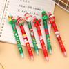 36 Pcs New Christmas stockings Neutral Pen Modeling Black Signature Pen Student Prize Gift Writing Tools Holiday Gift Novelty Stationery Teacher Party