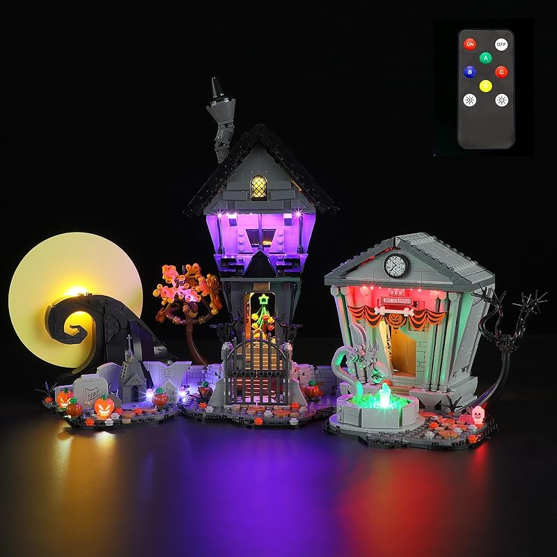 LIGHTAILING Light for Lego-21351 Disney Tim Burton's The Nightmare Before Christmas - Led Lighting Kit Compatible with Lego Building Blocks Model -