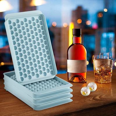 1ks 104 přihrádkový Mini forma na ledové kostky Potravinářská Malá forma na výrobu ledových kostek Snadné vyjímání Kulaté formy na led na Whisky Studený nápoj