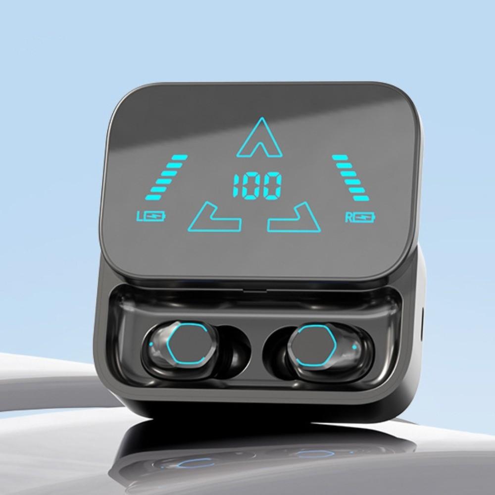 LED Display Bluetooth Headset Low Latency Bluetooth Headphone  Mobile Phone Universal