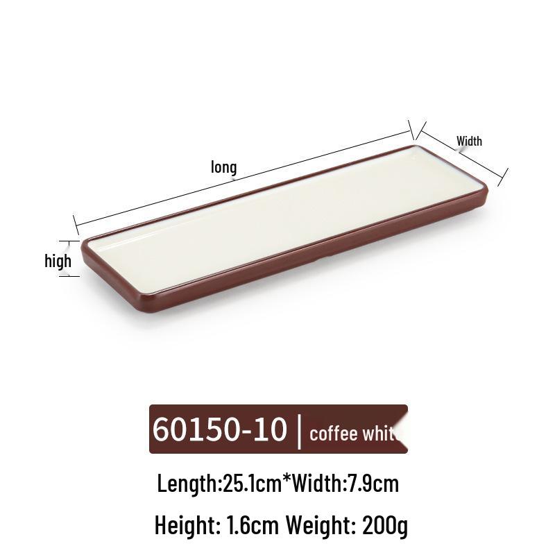 Kaibaiya Melamine Rectangular Sushi & BBQ Tray