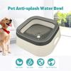 Large Capacity 1L Anti Splash Dog Water Bowl No Spill Pet Drinking Bowl For Dogs Cats Puppies Automatic Waterer Feeder Pet