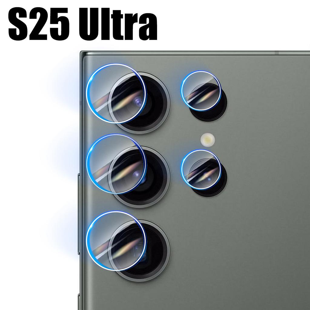 5-1Pcs Camera Lens Glass For Samsung Galaxy S25 Plus Ultra S25Ultra HD Clear Camera Protector Film Rear Lens Tempered Glass Film