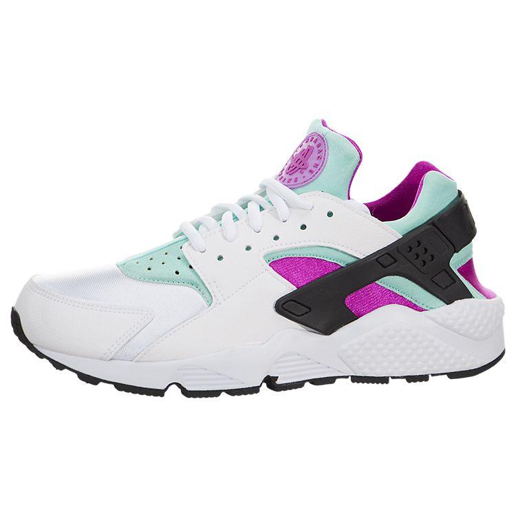 Nike Huarache Run Women Sneakers White Artisan-Teal-Fuchsia-Glow-Fuchsia-Flash 634835-104