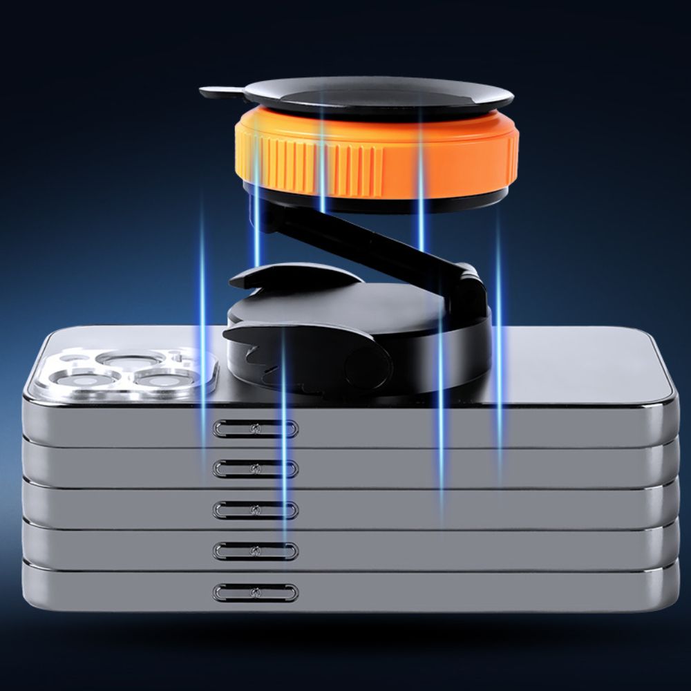 Vacuum Suction Cup Phone Mount Foldable Adsorption Bracket  Smooth Surface