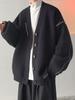 Men's 2025 Vintage Loose Knit V-Neck Cardigan for Winter