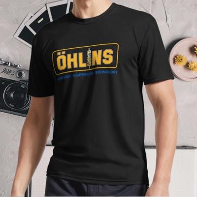 Nuova Maglietta Ohlins Racing Retro Logo Attivo T-Shirt Divertente Taglia S - 5XL